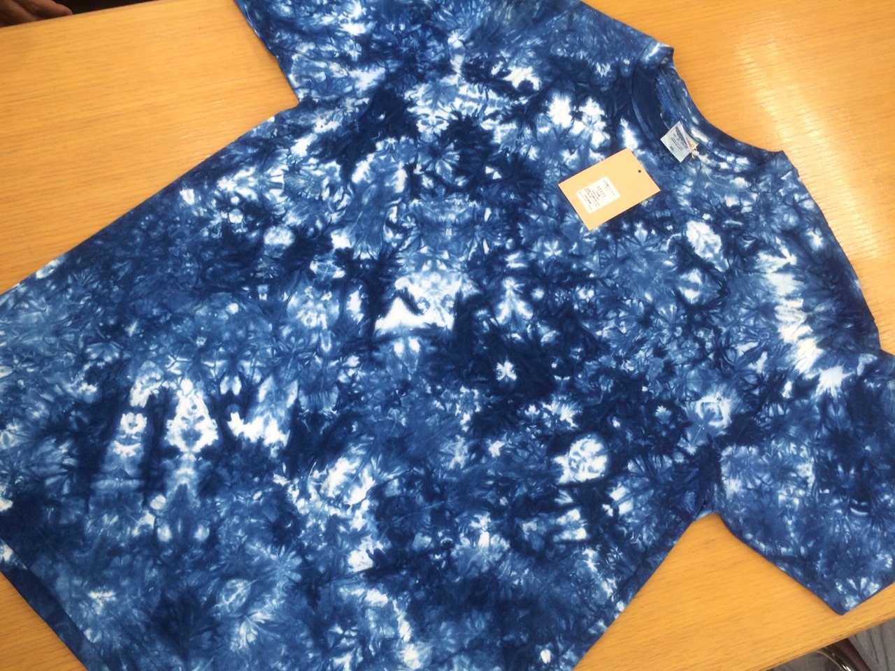 藍染めTシャツ-2