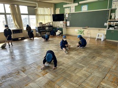 ワックスがけ