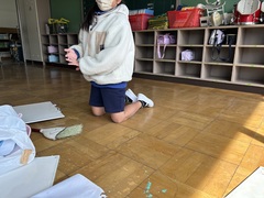 ワックスがけ